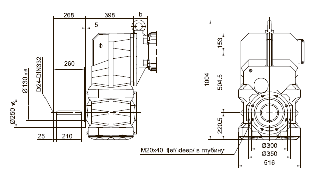 Фланец с резьбовыми отверстиями Фланец с резьбовыми отверстиями
