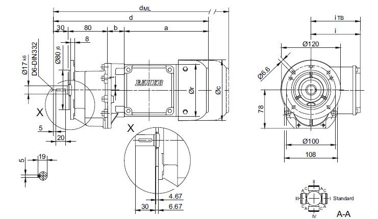 Фланец со сквозными отверстиями BG06 Фланец со сквозными отверстиями BG06