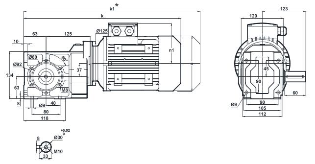 Монтажное исполнение KR102.01, KR103.01 Монтажное исполнение KR102.01, KR103.01