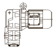 Полый вал, крепление к корпусу с помощью реактивной тяги